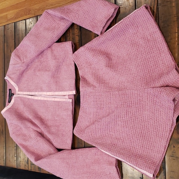 Naked wardrobe set Tweed Shorts Crop Blazer - Picture 2 of 9